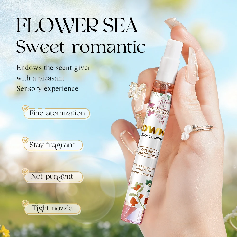 5 Piece Flower Perfume Gift Set, Long Lasting Elegant Charming Fragrance Spray For Women And Men, Romantic Pheromones 10ml image 6