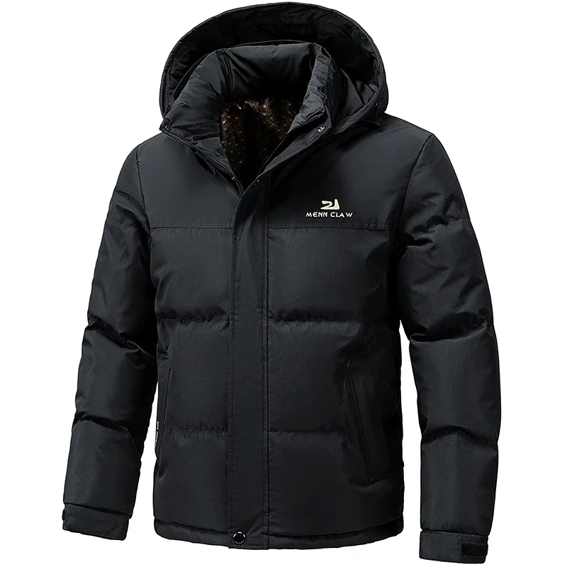 

New Autumn and Winter Cotton Jacket for Men, Versatile and Comfortable Thick High-quality Jacket for Men and Hooded Warm
