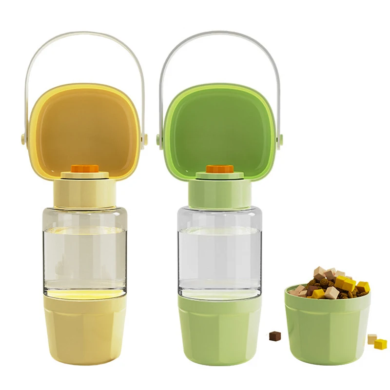 

2-In-1 Cat And Dog Companion Cup Water And Food Dispensing Dual Purpose Cat And Dog Universal Feeding And Watering Pet Supplies