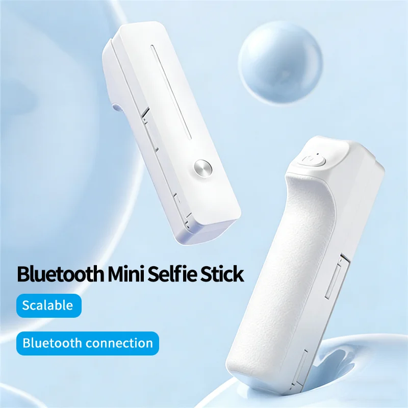 

Bluetooth Mini Selfie Stick Foldable and Telescopic Bluetooth Connection Selfie Group Photo Compact and Portable