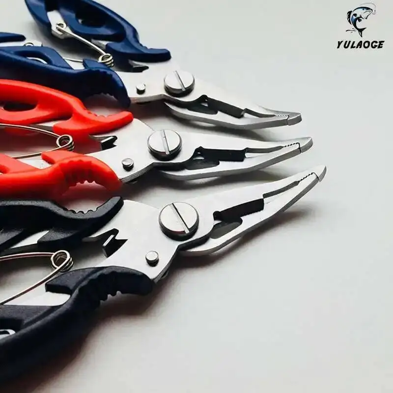 Fishing Pliers lure bait Cutter Braid scissor multi Tool Stainless Fishing Tackle Multifunction Scissors fishing tools lanyards