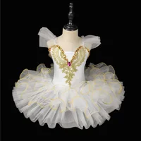 Vestido de baile de Ballet para el Día de los niños, tutú de malla para niña, ropa de actuación de princesa para niños, Vestidos de verano para escenario, Vestidos para niñas