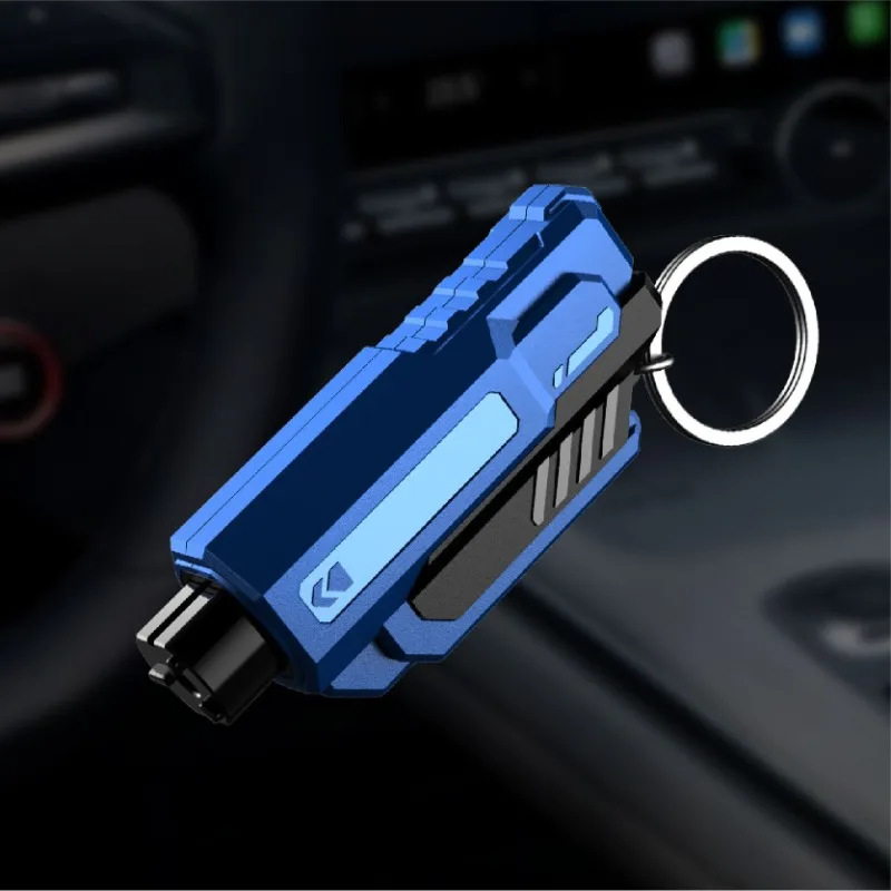 2025 New Mini Car Emergency Safety Hammer One Second Window Breaker Car Escape Hammer Safety Belt Cutting Knife view 6