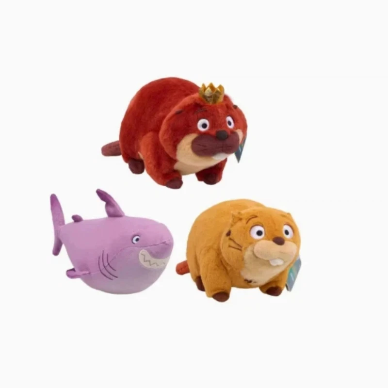 

Мягкая плюшевая игрушка-бобр Hoppers, коллекционная, милая, для декора дома, подарок для фанатов аниме и взрослых коллекционеров