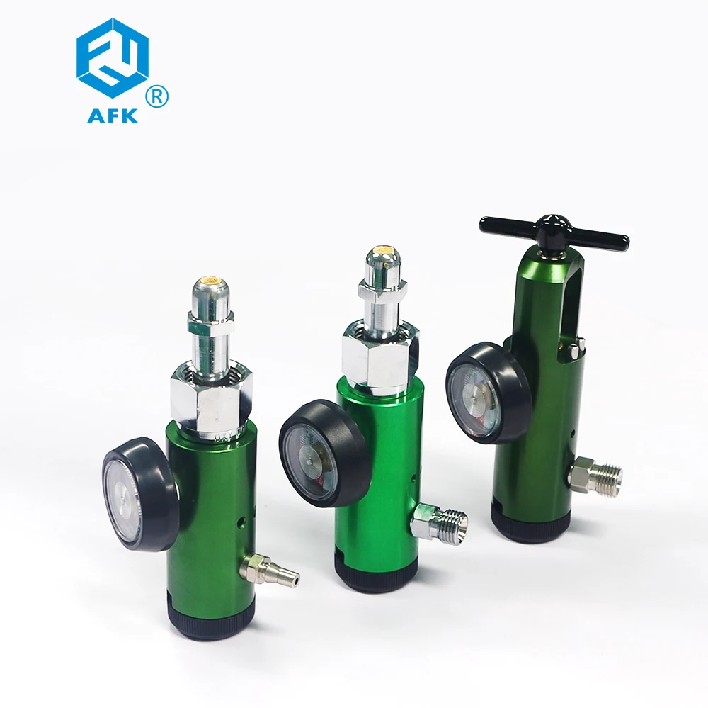 15LPM Oxygen Regulator CGA-540 Adjustable Flow 0-15 LPM  Aluminum/Brass 3000psi