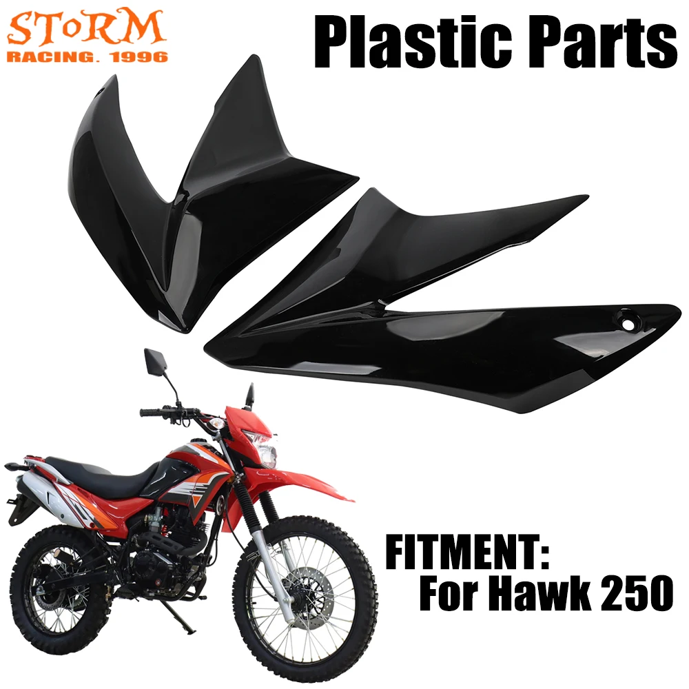 

Fuel Tank Guard Plate Motorcycle Parts Fuel Tank Left Right Side Protective Plates For Hawk250 Hawk 250 Dirt Pit Bike