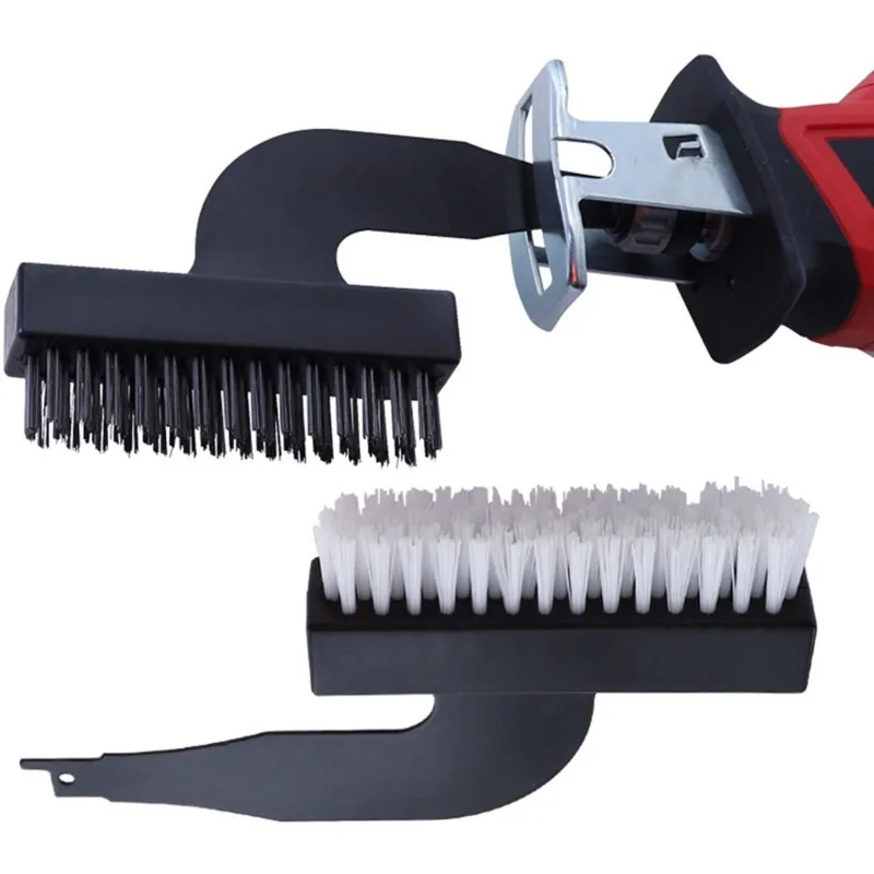 ABZL Reciprocating Saw Brush With Nylon & Steel Brush Heads