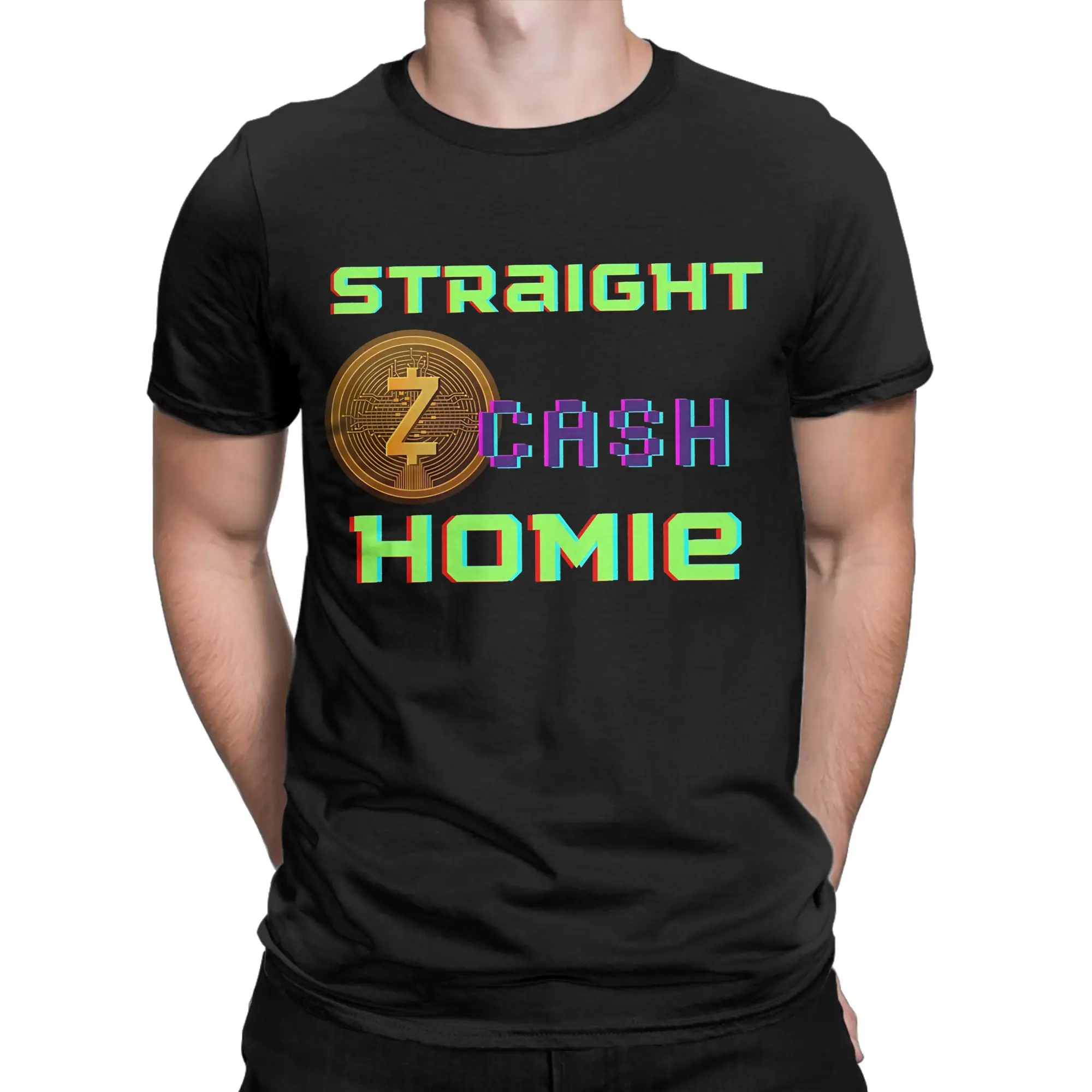 Забавная футболка Zcash ZEC из 100% хлопка, футболки Zcash ZEC для мужчин