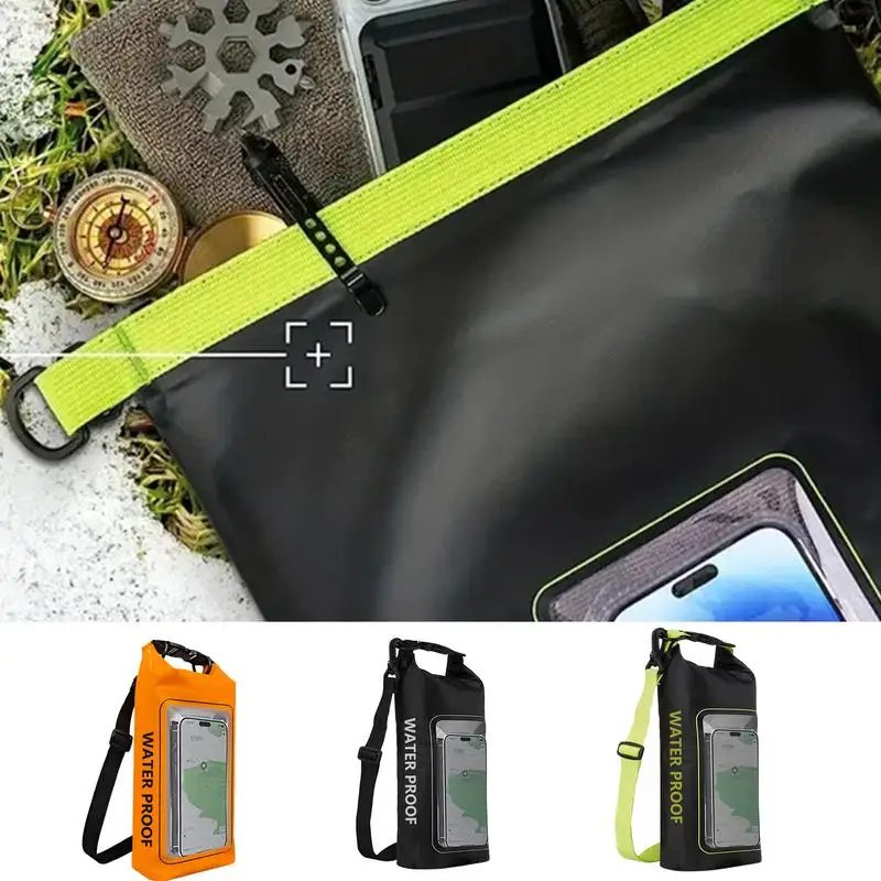 Wasserdichte Tasche 2l wasserdichte Packung für Kajak tragbare Trocken boot Tasche Rucksack schwimmende Packs ack für Frauen Männer reisen schwimmen