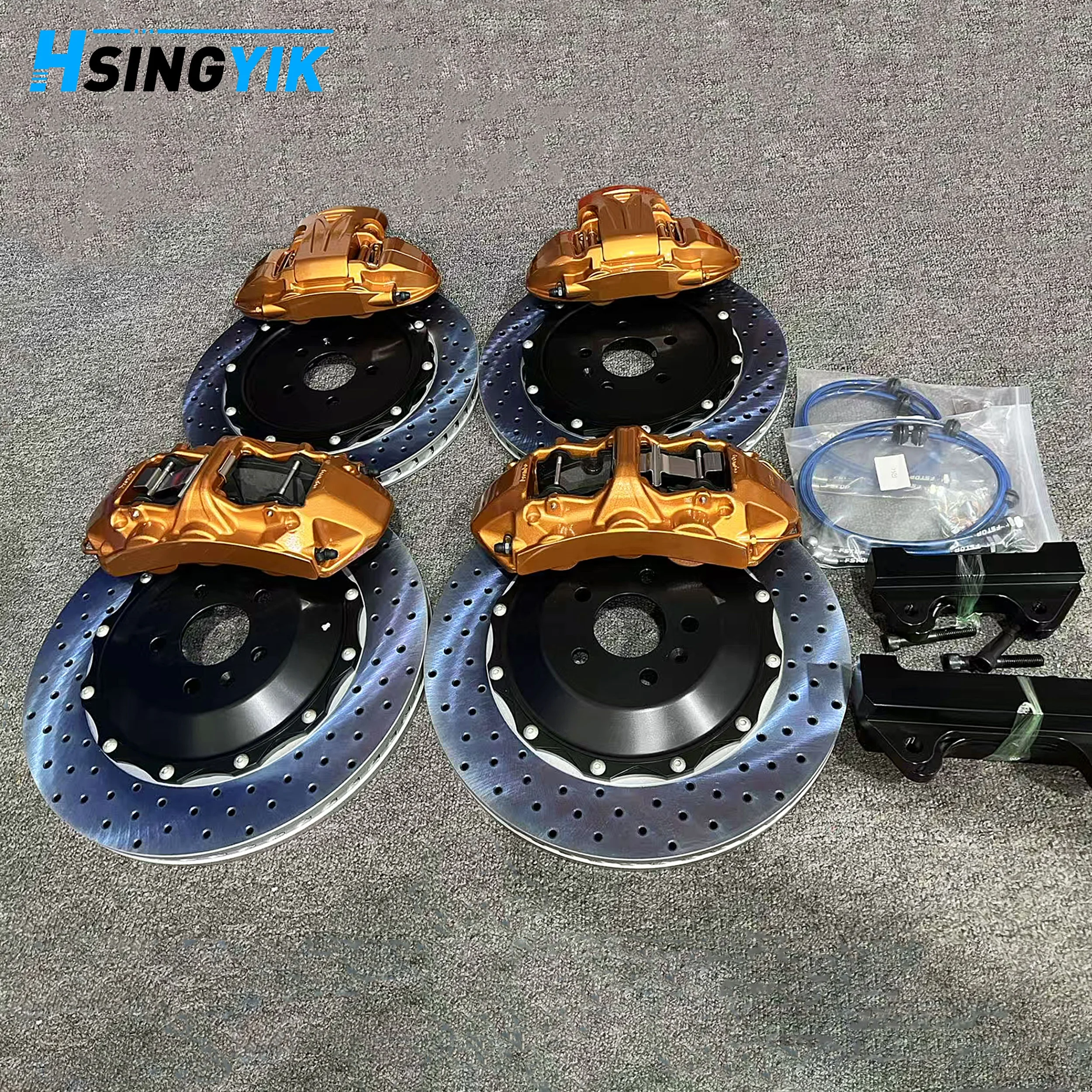 Custom OEM 6 Pot Racing Front Big Brake Caliper Kit High Performance Brake System