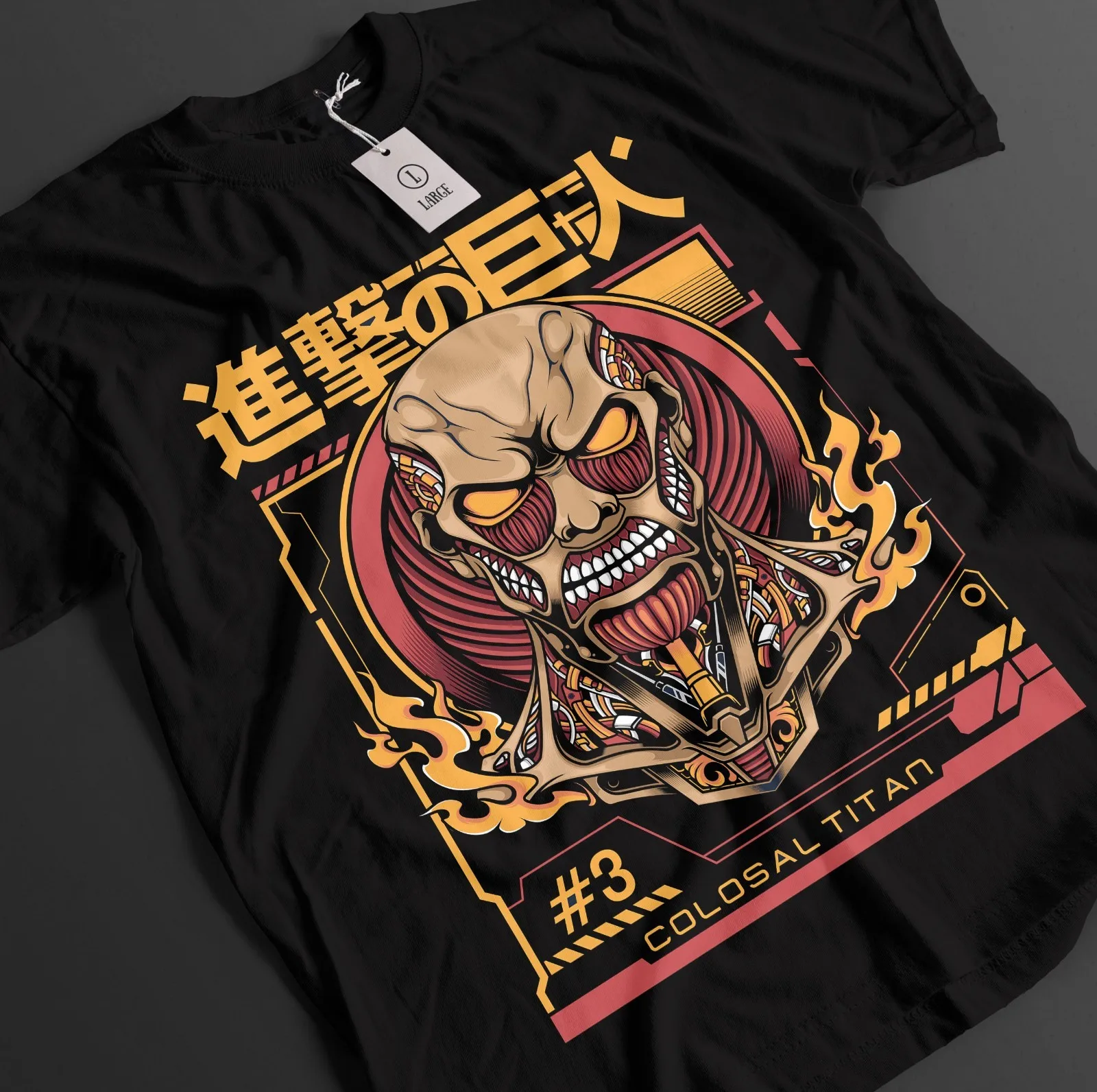 Attack On Titan Shirt Armin Colossal Tshirt AOT T-Shirt Anime Unisex Graphic Tee