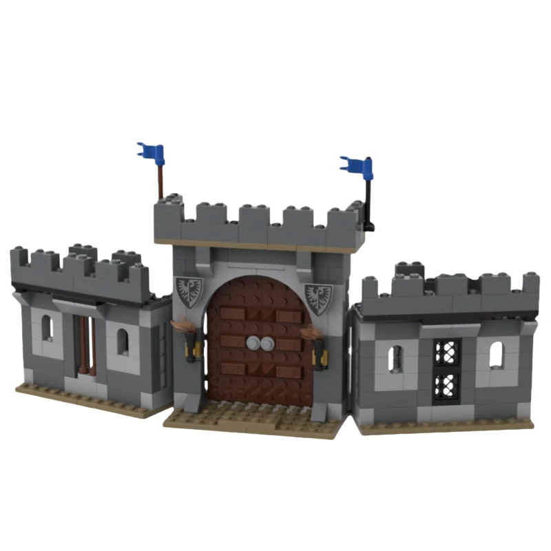 

MOC Medieval Castle Model Building Set - Small Part Jigsaw Puzzle Blocks 315 Pieces - Suitable for All Hobbyists to Assemble Des