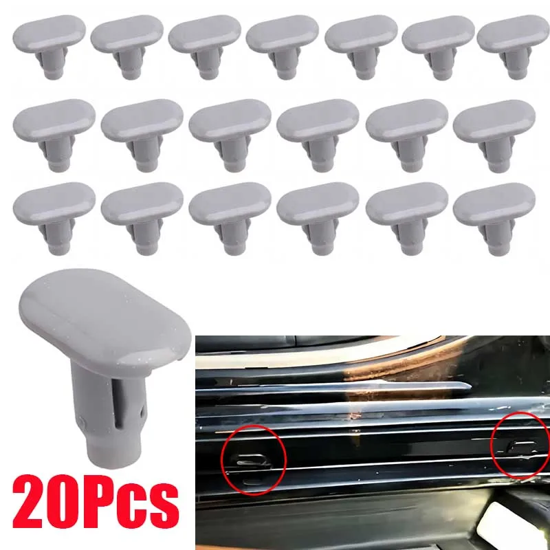 20 Stuks Rocker Panel Molding Clips Zwart/Grijs Auto Bevestigingsmiddelen Plastic Retainer Klemmen Voor Lexus GX470 Hoge Kwaliteit
