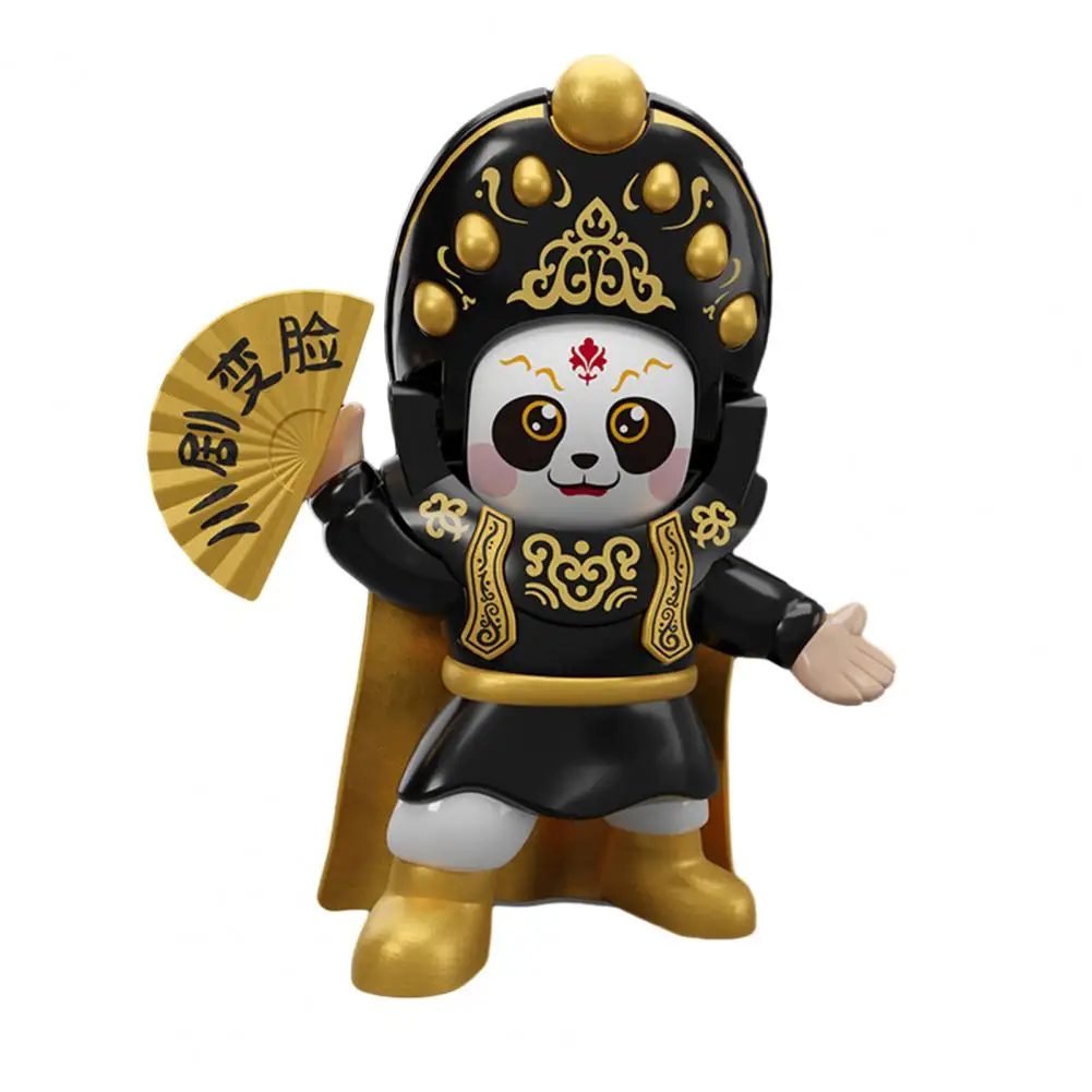 

Chinese Face Changing Toy Sichuan Opera Face Changing Doll with Movable Hat 5 Facial Makeups Chinese Peking Opera for Toddlers