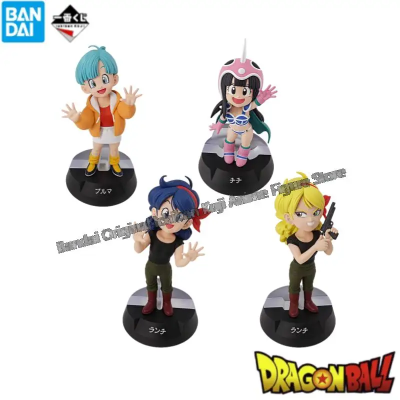 

В наличии Bandai оригинальная коробка гаражный комплект Dragon Ball слепая коробка Bulma Lunch Chichi персонажи аниме Коллекционная оригинальная статуя