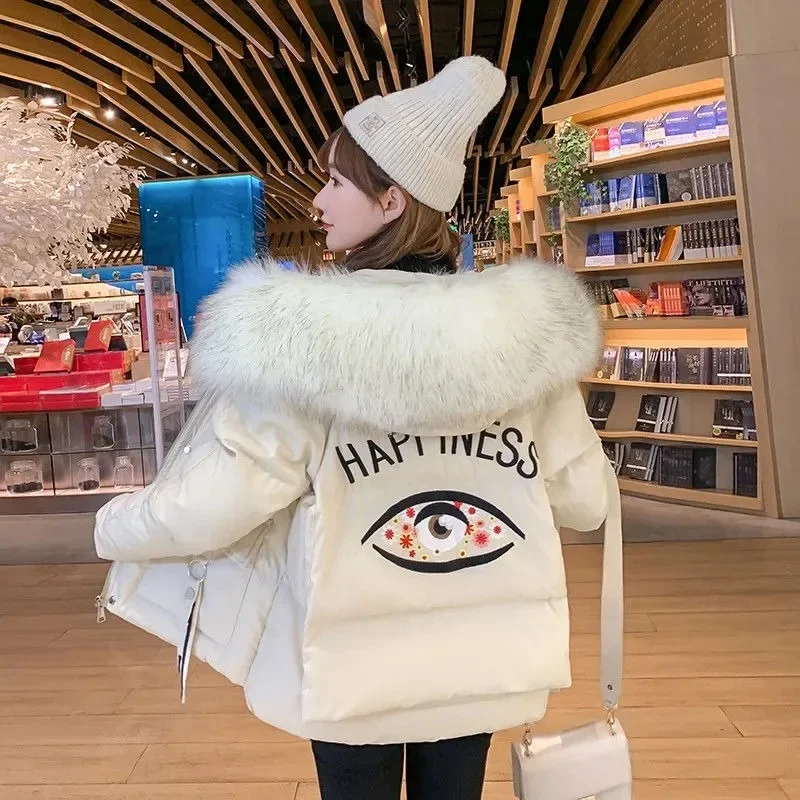 Winter Japanese Korean Leisure Women Parkas 2024 New Korean Edition Trendy Fashionable Western and Loose Regular Women Clothing