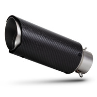 Universal 60MM Motorcycle Exhaust Carbon Muffler For GSX8R Ninja650 Panigale V4 CB750 MT10SP R1M F900R 675SR DUKE790