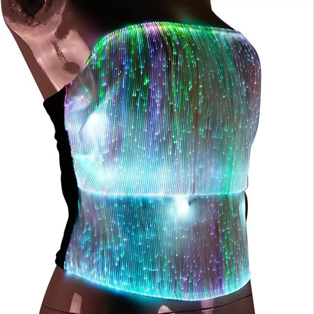 Luminous Light up Dress LED Carnival Dress Off-Shoulder Dance Costume Prom Special Occasion Ballroom  Party Festival Costumes fo