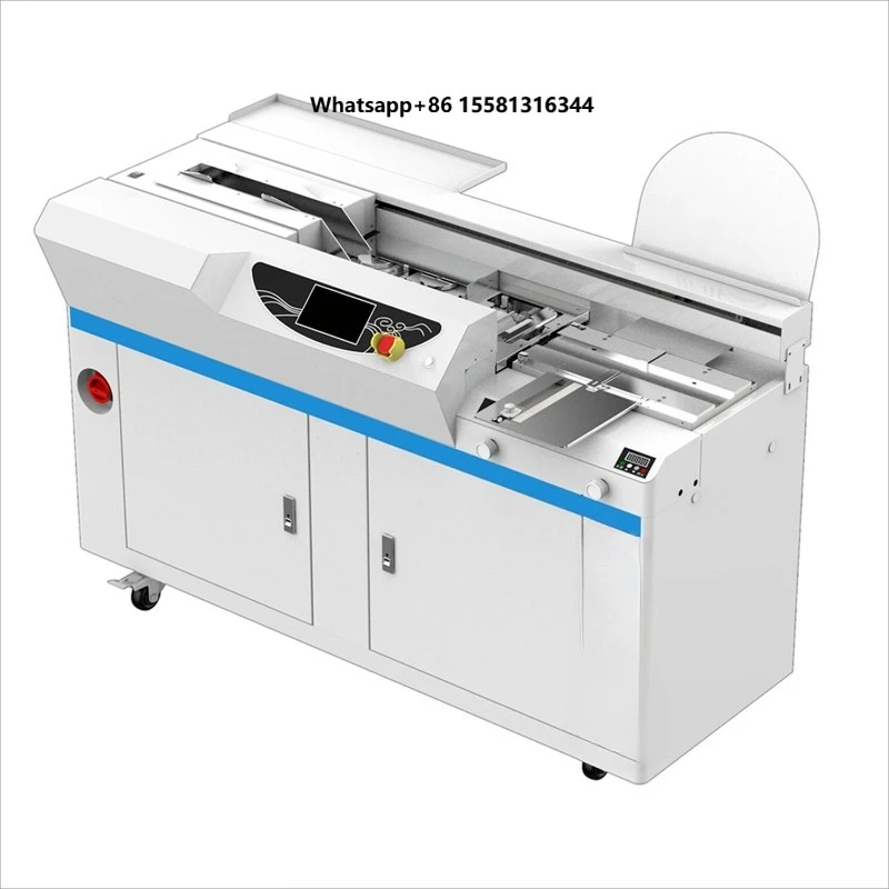 SG-BM600LP A4 size perfect glue binding machine, high quality factory fast hot glue paper binding machine