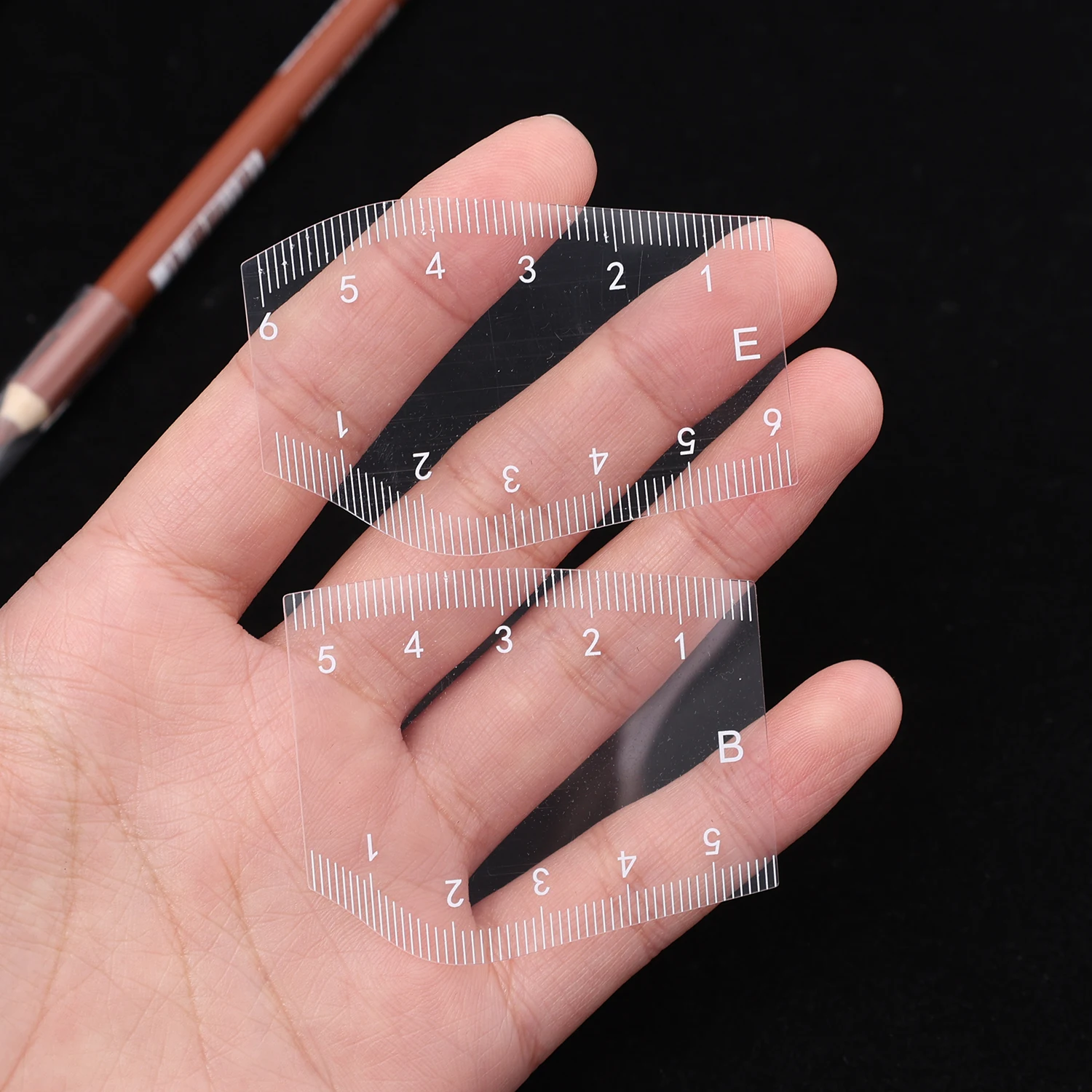 Plantilla moldeadora de cejas, 5 uds., moldeador de cejas instantáneo portátil, regla de dibujo para principiantes, herramientas de maquillaje de diseño rápido de cejas