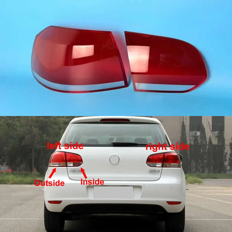 

For Volkswagen VW Golf 6 2010 2011 2012 2013 Taillight Shell Rear Signal Parking Lights Cover Replace The Original Lampshade