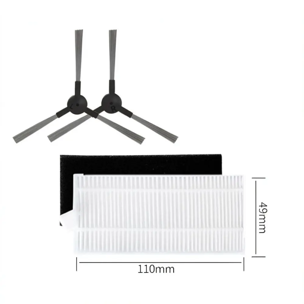 Vacuum Cleaner Accessory Set For Liectroux L200 Robot Side Brush Hepa Filter Household Sweeping Machine Spare Parts
