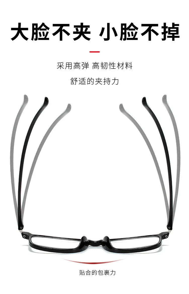 Transparente Quadratische Computer Brille Rahmen Frauen Männer Anti Blau Licht Rechteck Brillen Blockieren Optische Spektakel Brillen – Detail 3