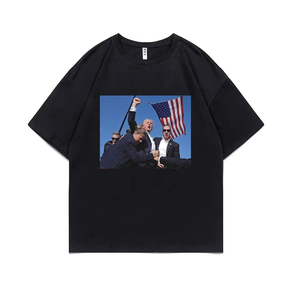 

Donald Trump Graphic Tshirt Funny Tweet T-shirt Unisex Pure Cotton T Shirts Men Women's Casual Oversized Tshirt for Fans Gift