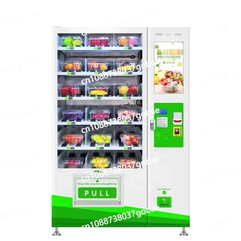 Twist Egg Vending Machine Cut Fruit Vending Machine Singapore Touch Screen Operation Mini Mart Vending Machine with Big Glas