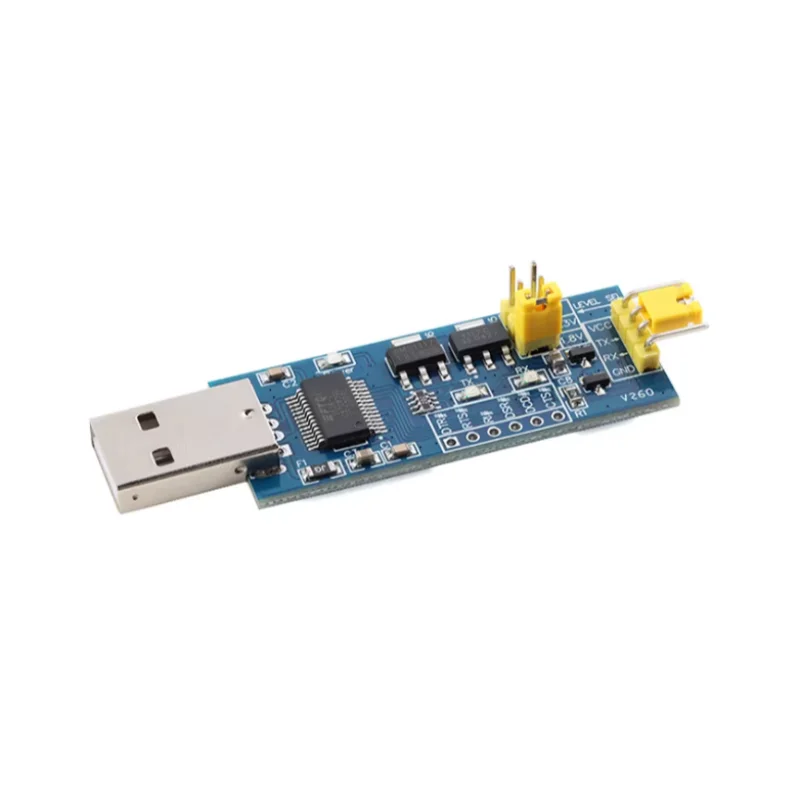 5pcs USB to TTL Serial Module 1.8V/3.3V/5V Level Switch Converter Downloader Programmer FT232RL