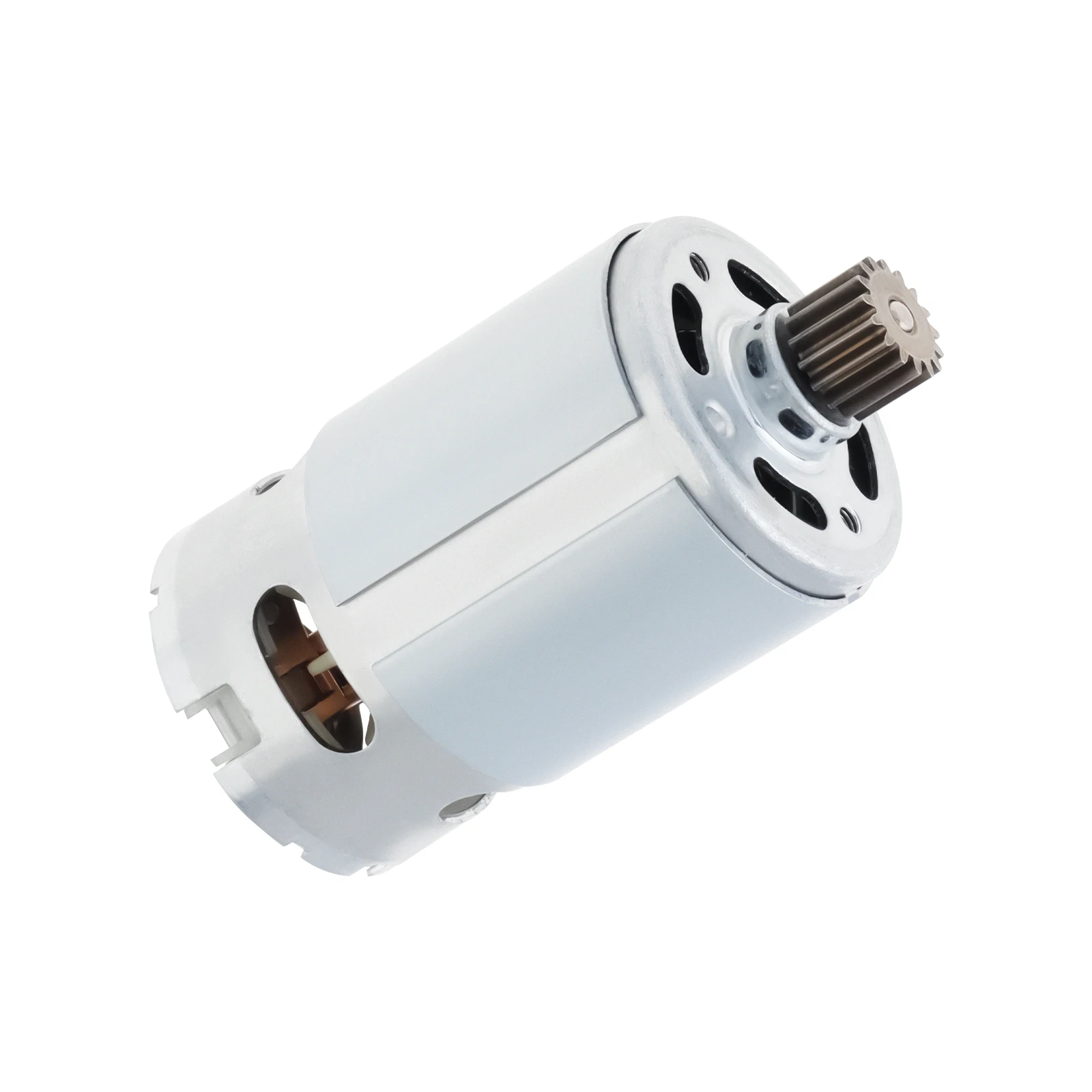 RS550 DC Motor 16 Teeth 10.8-25V 25000RPM High Speed Replacement Micro Motor for Lithium Electric Drill / Cordless Screwdriver