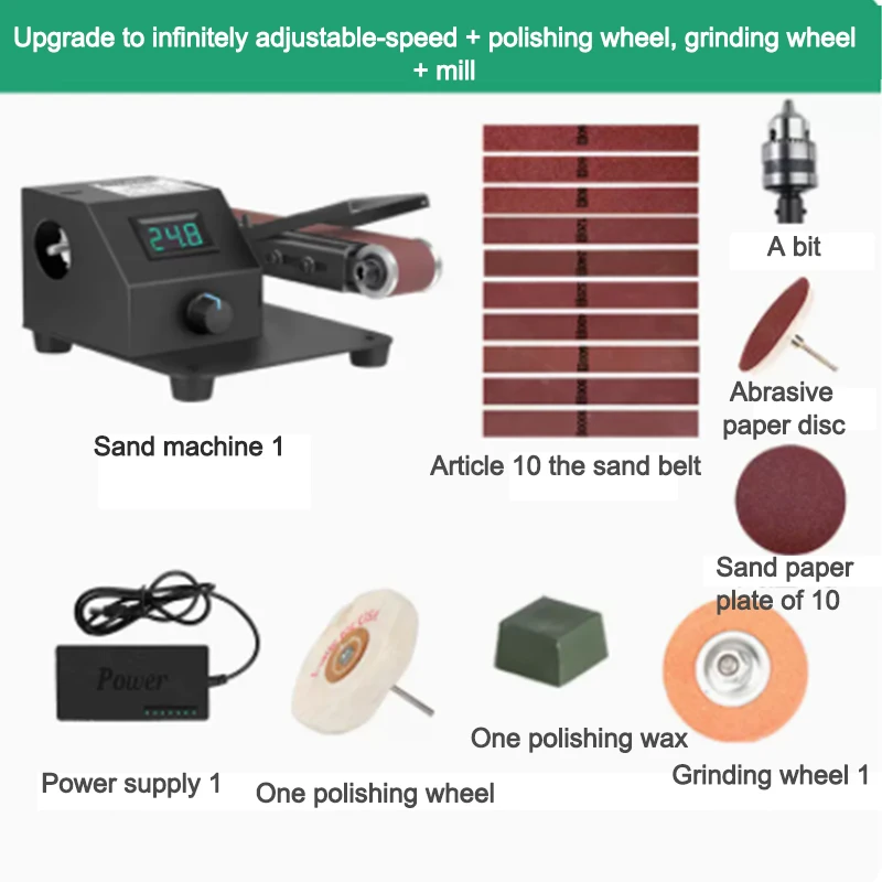 795 Upgrade Version Multi-functional Electric Belt Machine Polishing Sharpener Multi-angle Sander Desktop Sanding Grinder 220 V