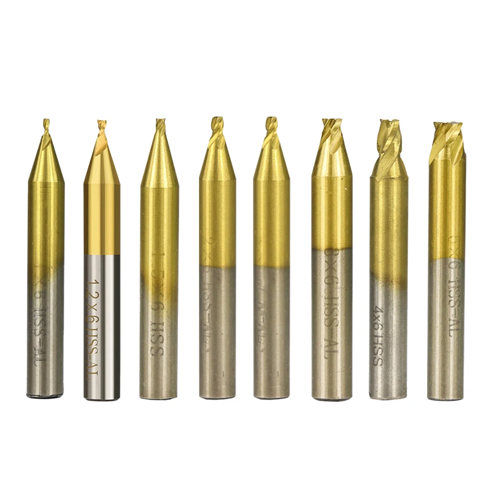 6mm Shank Cutter Metal Milling Cutter For Wood 6mm Shank Versatile Processing Tool Wear Resistant Tool High Strength Material
