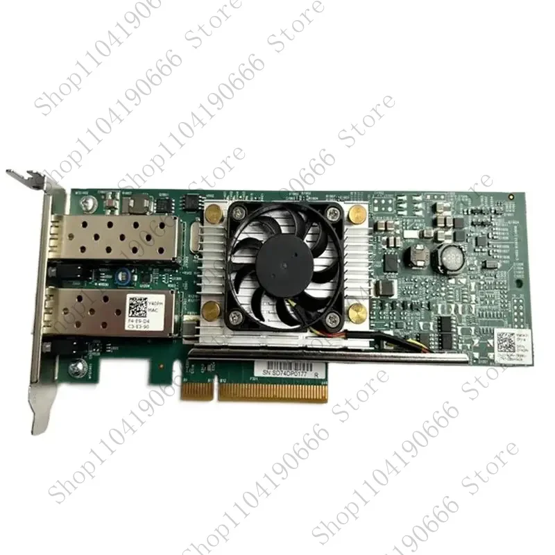 ==Original For DELL BCM57810S 10Gb 10GbE Gigabit Dual Port SFP+ Fiber Network Card 0N20KJ CN-0N20KJ N20KJ 0Y40PH CN-0Y40PH Y40PH