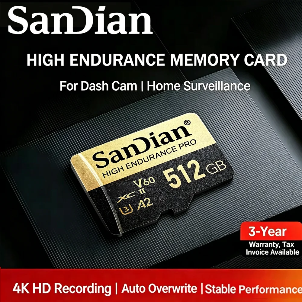32GB  SD Card 64GB 128GB 256GB 512GB  Micro TF SD Memory Card Class 10 UHS-I For Samsung Galaxy Xiaomi Huawei Phone