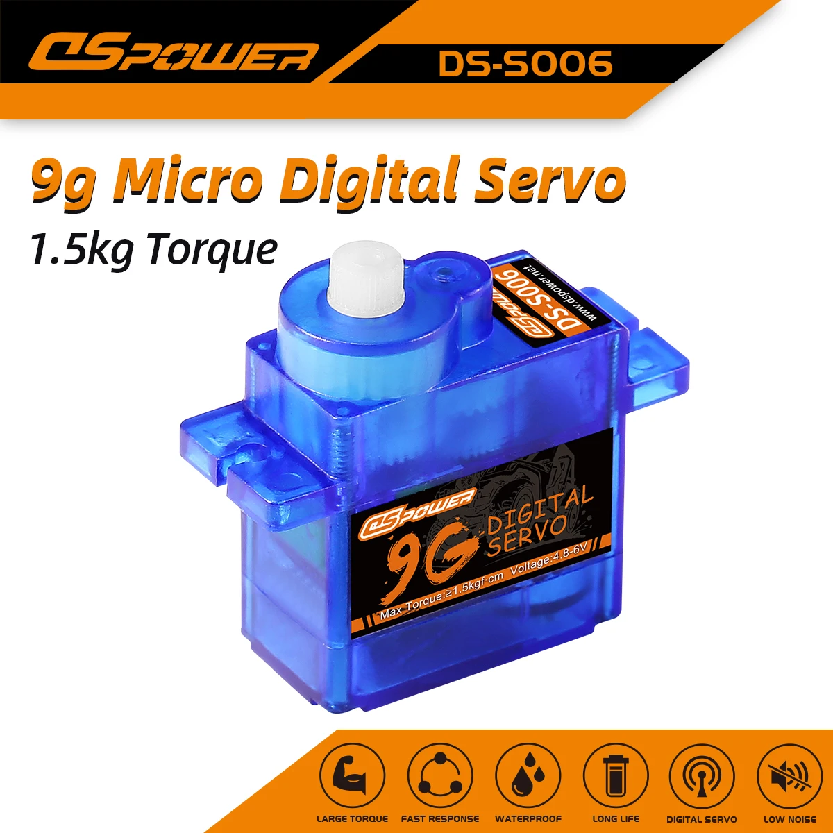 DSpower 9g Mini Micro Servo coreless Motor for 450 Helicoper SCX24 RC Car WLtoys k969 k989 k999 Mini Q Airplane fixwing Robot