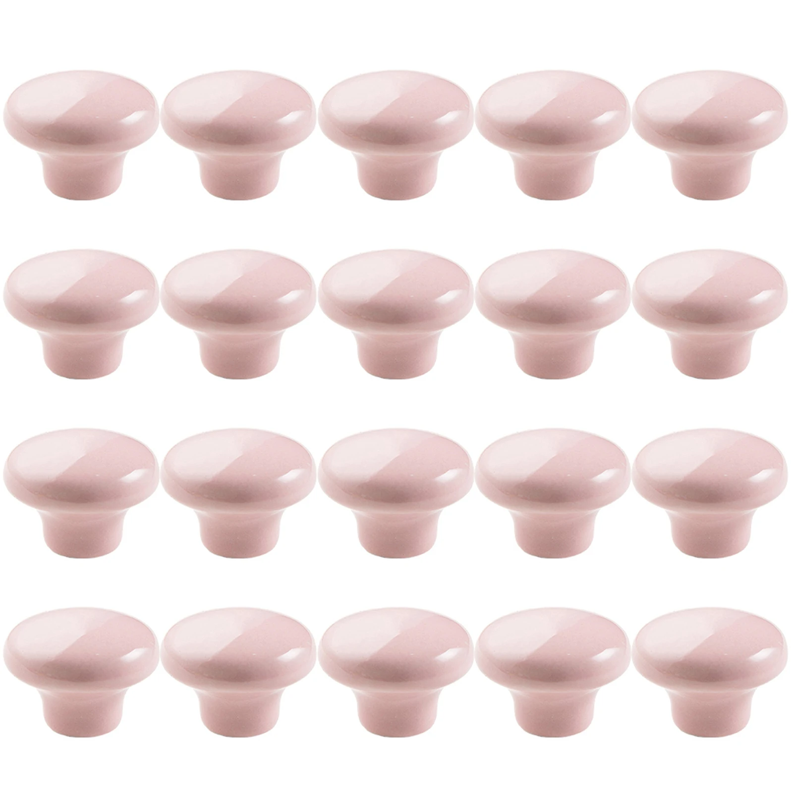 Ceramic Cupboard Knobs for Kitchen Cabinet Drawer Door Wardrobe Closet Furniture with Scratch Resistant Glaze Layer