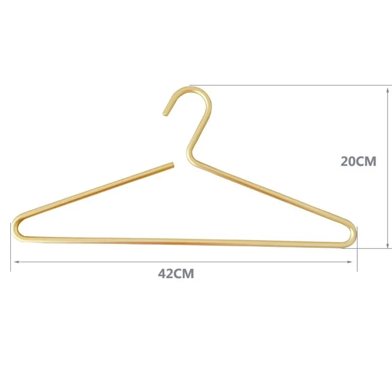 NEW 5/10pcs Adult Aluminum Alloy Coat Hanger Clothes Closet Organizer Wardrobe Suit Storage ,Bold 8MM Solid Luxury
