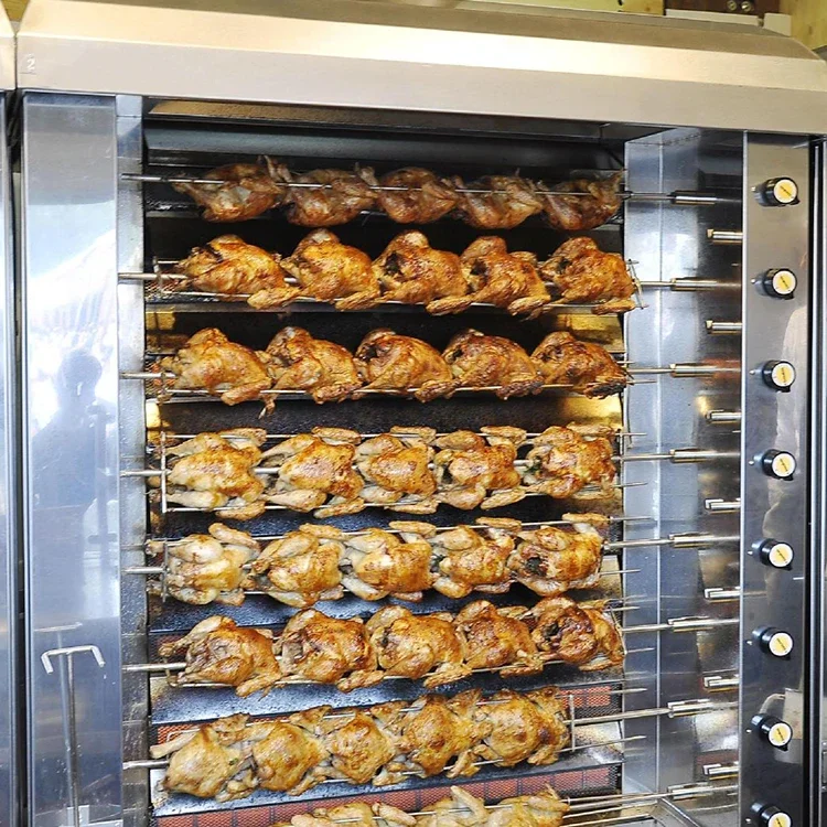 Horus High Capacity Multifunction Professional Gas Powered Bbq Rotisserie For Commercial