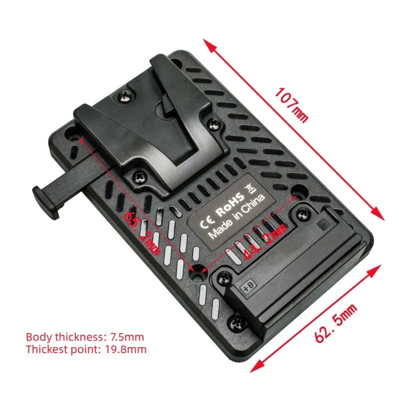 V Mount V lock D-tap BP Battery Mount Plate Power Adapter for Sony DSLR DV Video Camera
