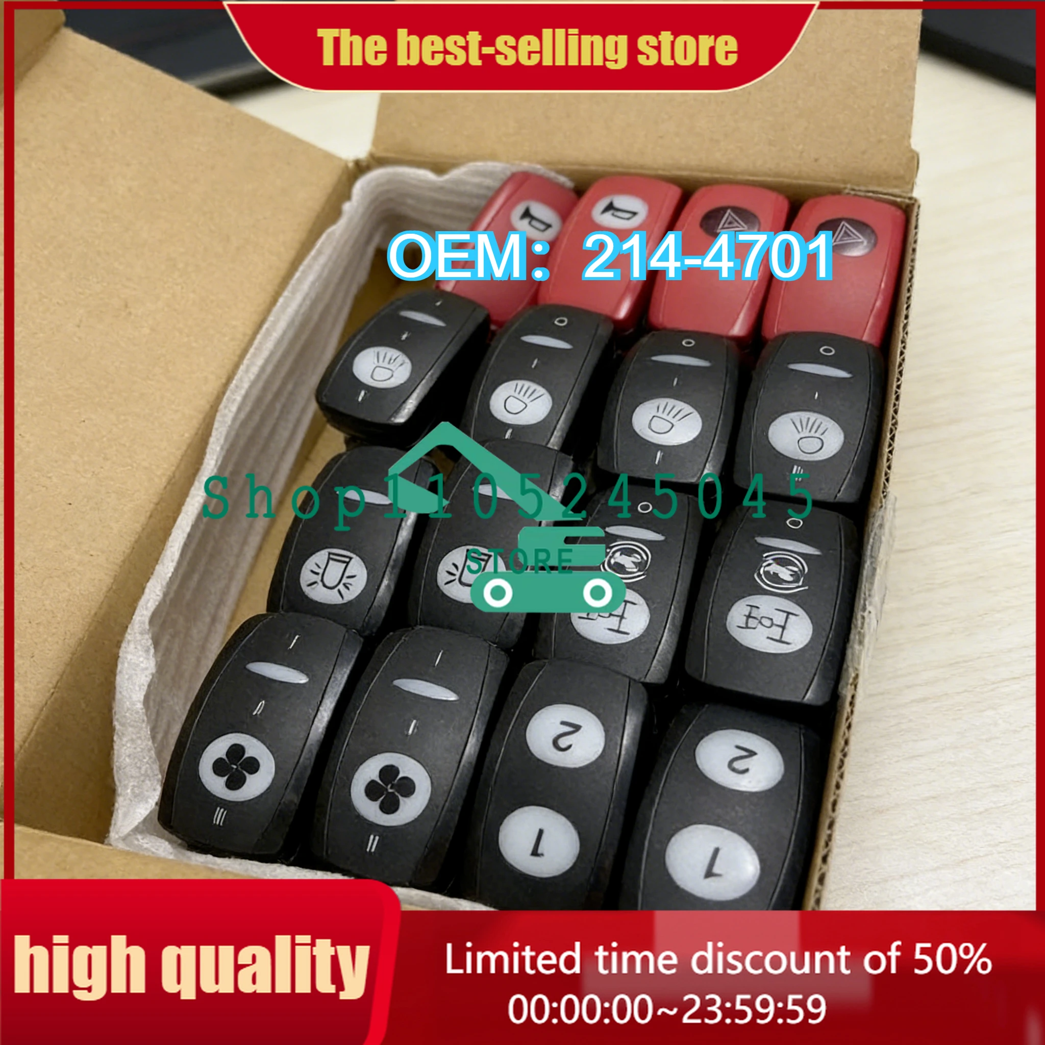 Rocker Switch For Excavator Parts 214-4701 214-4702 300-4995 300-4996 214-4692 214-4693 214-4694 214-4695 185-2766