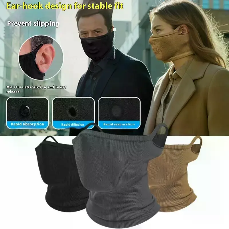 Autumn/Winter Sport Bandana Cycling Bike Hanging Ear Face Cover Reusable Masks Hiking Camping Neck Gaiter Scarf