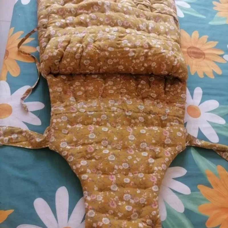 Handmade ABDL Filled Cotton Jumpsuit Couple Floral Belly Tank Top Trousers Puffy Warm Bodysuit Party Private Sexy Costumes BF