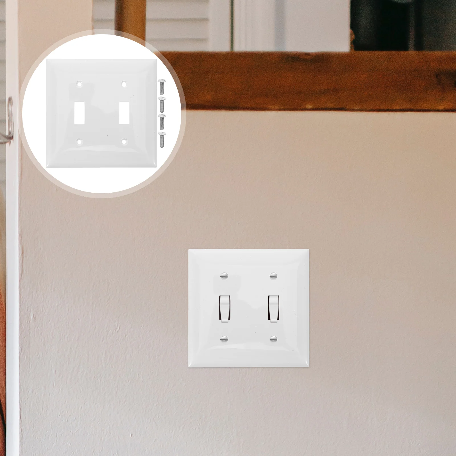 

1 Set Light Switch Plate Toggle Lamp Switch Wall Plate Wall Switch Protector Toggle Switch Cover Guard Toggle Switch Guard