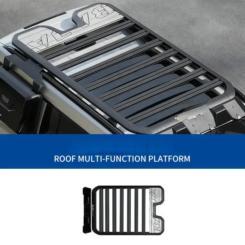 High Quality Heavy Duty Aluminum Alloy Custom Fit Roof Expansion Platform Off Road Mod Accessories Fit 8 B8 SUV Exterior Cargo C