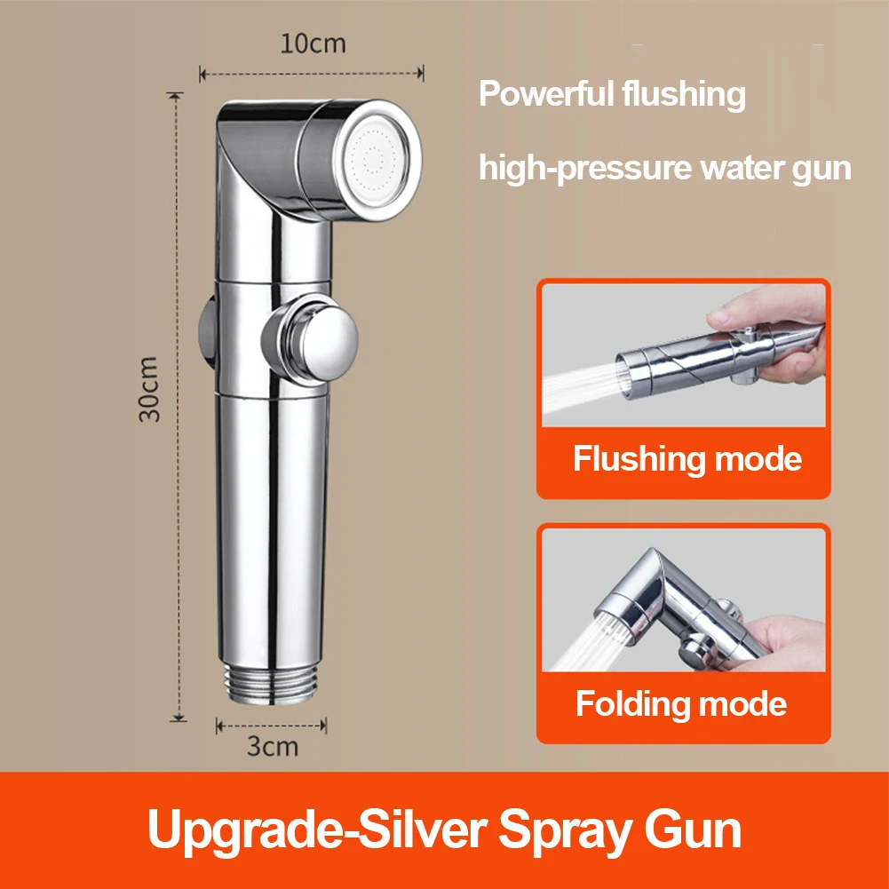 PULVERIZADOR DE bidé para mujer, rociador de bidé sin prensa ABS, grifo de inodoro, rociador presurizador de mano, 1 piezas