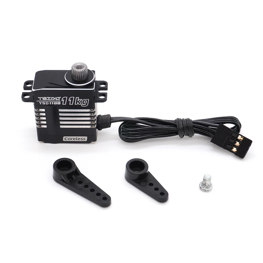 YSD1188 11KG HV Coreless Digital Servo Full Metal Steel Gear 180/270/360° Programmable Micro Servo for RC Car Arduino