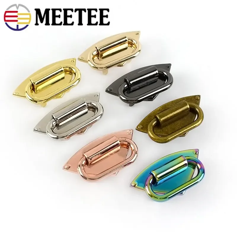 4/10/20Pcs Women Bag Handle Decorative Buckles Fashion Handbag Strap Connector Hook Clasp Hardware Hang Metal Buckle Accessories