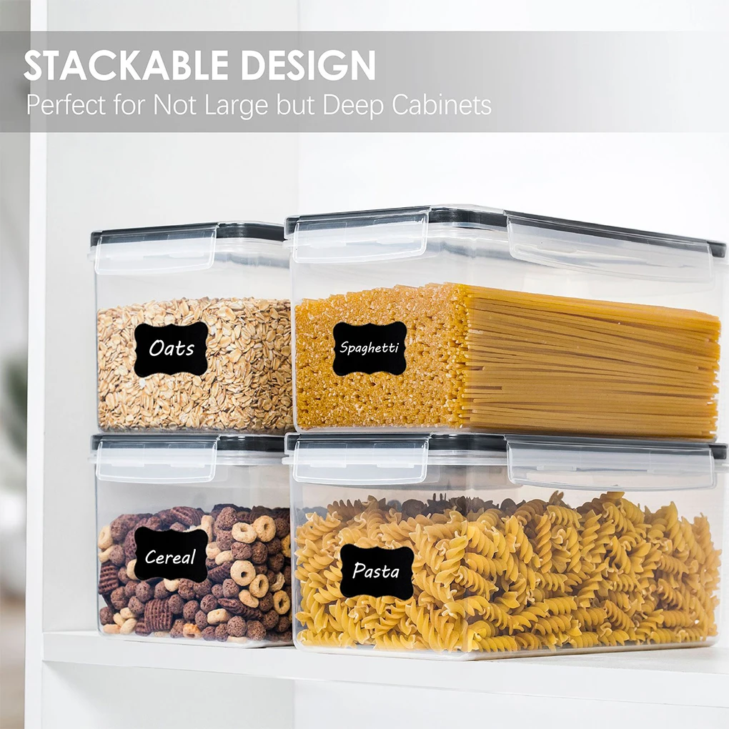 Efficient And Stylish Food Storage For Modern Kitchen Eco-friendly Options Available Plastic Kitchen Food Storage