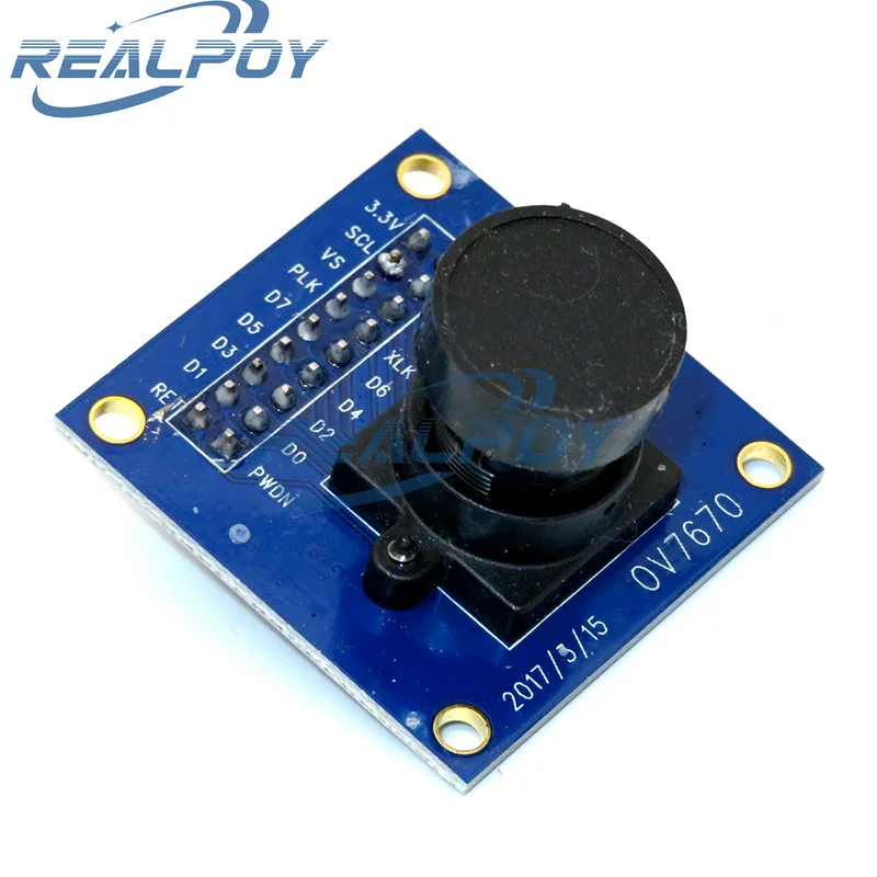 OV7670 camera module OV7670 moduleSupports VGA CIF auto exposure control display active size 640X480 For Arduino